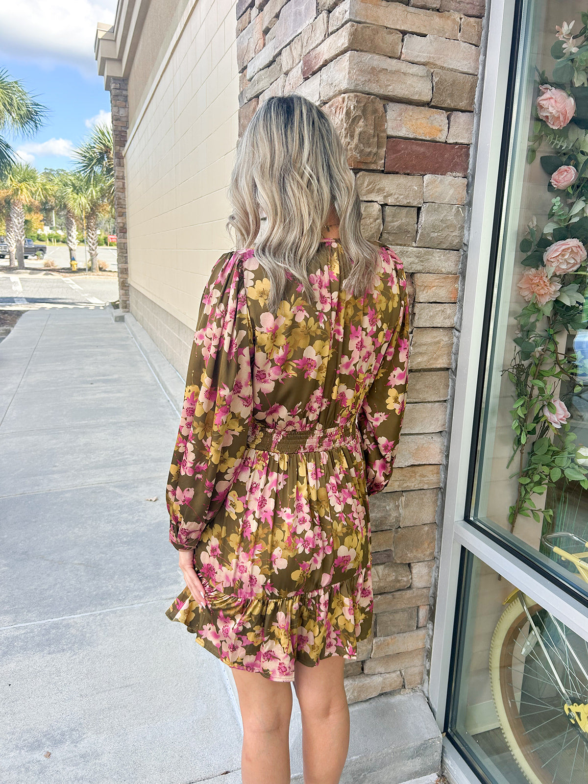 Couture Charm Floral Dress