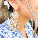 Michelle McDowell Prague Gold Earrings