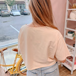 Back to the Basics Cream Tee | Back View
