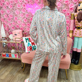Mary Square Satin Charlotte Ivy Lane Pajama Set