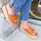 The Banka Platform Wedge Sandals | Front View