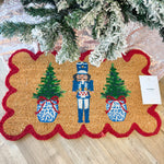 Nutcracker Dreams Scalloped Doormat