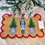 Nutcracker Dreams Scalloped Doormat