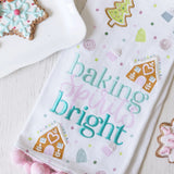 Mary Square Baking Spirits Bright Embellished Tea Towel