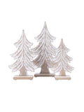 Mary Square Carved Spruce Wood Trees