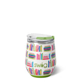 Book Club Stemless Wine Cup 12oz