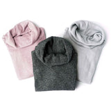 Hello Mello Cuddleblend Cowl Neck Top in Black