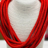 Rachel Rope Necklace in Red