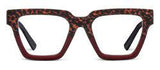 Take A Bow Leopard Tortoise/Red Eyeglasses