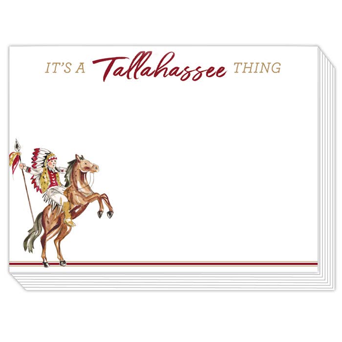 It's A Tallahassee Thing Chief & Horse Large Slab Pad