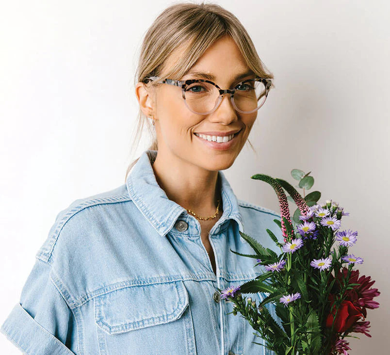 Peepers Monarch Gray Tortoise/Pink Reading Glasses