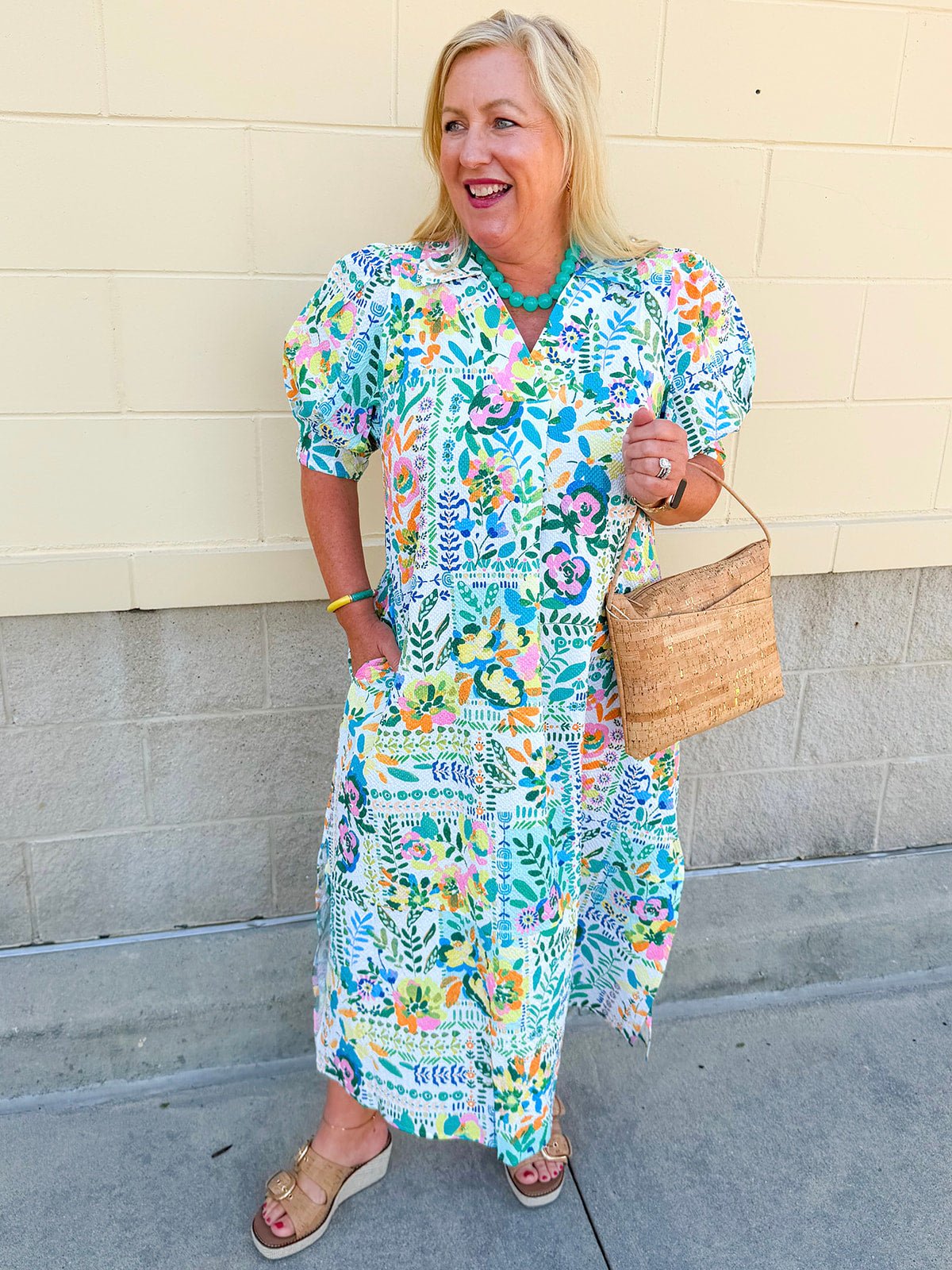 midi pastel dresses Angelica Midi Dress