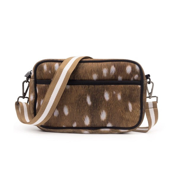 Spotted Fawn Neoprene Crossbody