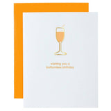 Wishing You a Bottomless Birthday Paper Clip Card