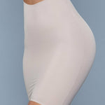 Seamless High Waist Half Slip Skirt Bodyshaper-Nude | Side View