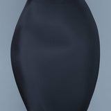 {FINAL SALE} Seamless High Waist Half Slip Skirt Bodyshaper-Black