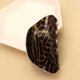 Shiny Oval Hair Claw Clips