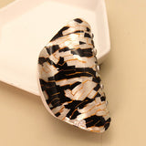 Shiny Oval Hair Claw Clips