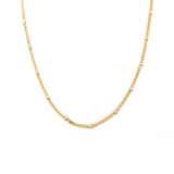 Delicate gold choker with sparkling cubic zirconia accents—elegant, dainty, and perfect for layering or wearing solo.