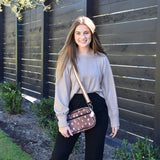 Spotted Fawn Neoprene Crossbody