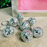 {FINAL SALE} Mini Disco Ball Keychains