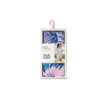 Palm Down Lounge Shorts floral pink navy blue