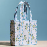 Garden Stroll Floral Quilted Tote