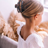 [TELETIES] Open Hair Clip – Medium Tortoise