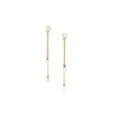 [Brenda Grands] 18K Gold Pearl Drop Earrings