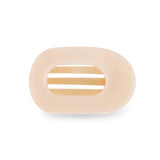 Teleties - Almond Beige - Small Flat Round Clip