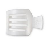 Teleties - Coconut White- Large Flat Square Clip