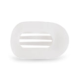 Teleties - Coconut White - Medium Flat Round Clip