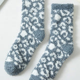 Leopard Pattern Plush Socks