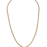 Mahjong Charm Necklace in Shiny Gold