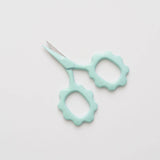 Mint Scallop Handle Embroidery Scissors