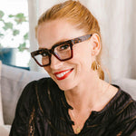 Peepers Take A Bow Leopard Tortoise/Red Reading Glasses