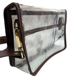 Maroon Stripe Bamboo XX Stadium Crossbody Bag