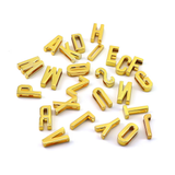 Gold Letter Scarf Initial Slides
