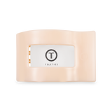 [TELETIES] Flat Rectangle Hair Clip – Medium Almond Beige