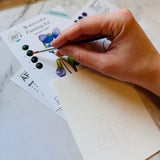Violet Watercolor Kit | February Birth Month Flower