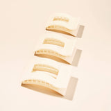[TELETIES] Flat Rectangle Hair Clip – Small Almond Beige