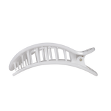 [Teleties] Flat Round Hair Clip | White Polka Dot Party | Large