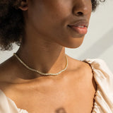 [Brenda Grands] 18K Gold Diamond Tennis Necklace