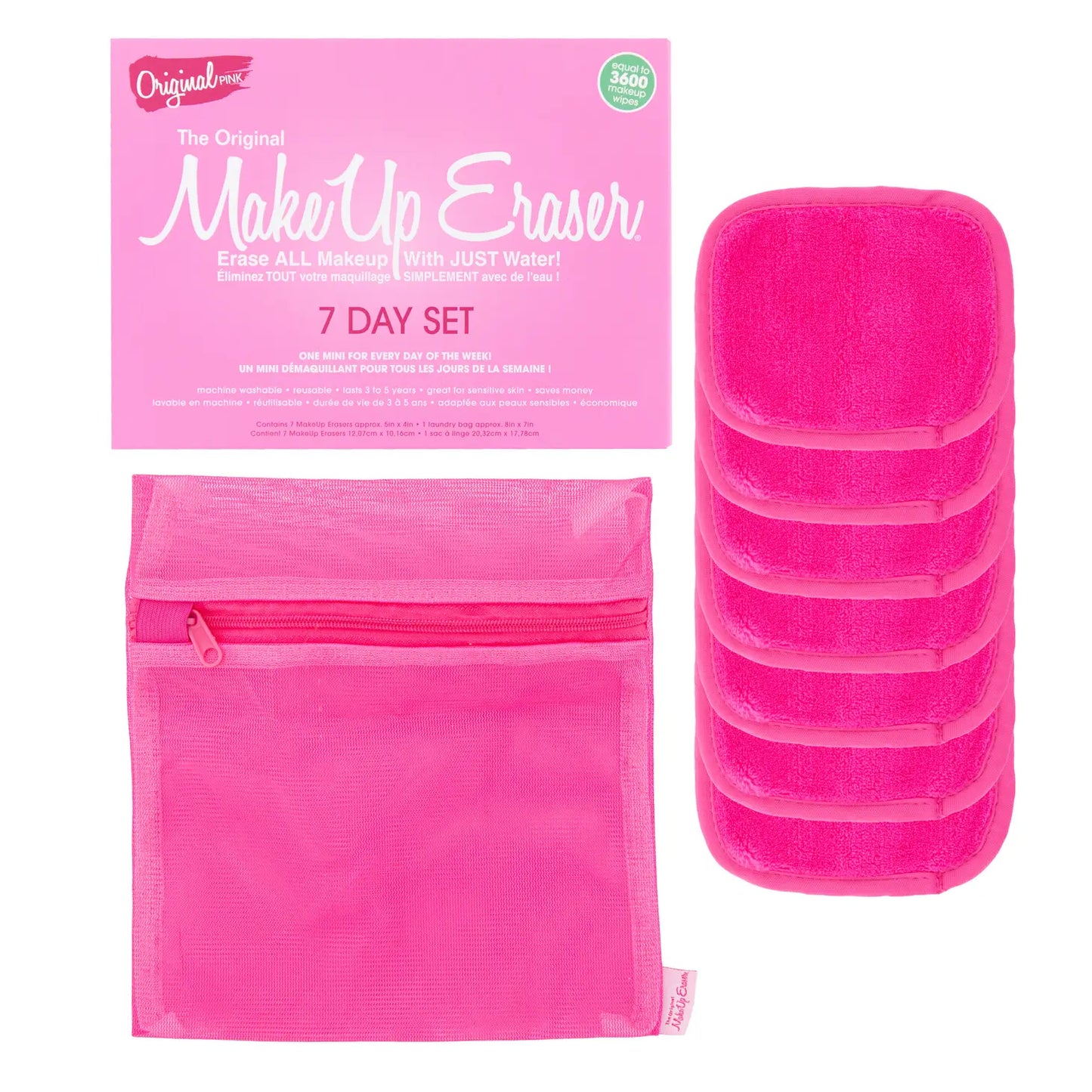 Original Pink 7-Day Set MakeUp Eraser