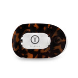 Teleties - Tortoise - Small Flat Round Clip