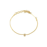 [Brenda Grands] Waterproof Gold Dainty Initial Bracelet
