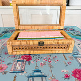 Regent Rattan Mahjong Tile Box