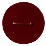 FSU Go Noles Beaded Button Pin in Garnet & Gold