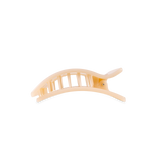 [TELETIES] Flat Rectangle Hair Clip – Small Almond Beige