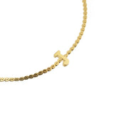 [Brenda Grands] Waterproof Gold Dainty Initial Bracelet